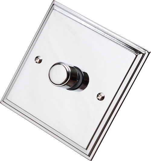 Edwardian Polish Chrome Dimmer Switch